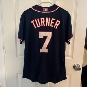 Trea Turner MLB, Washington Nationals jersey. Size medium, stitched